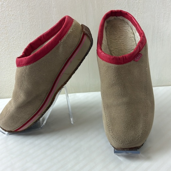 Vans Shoes - Vans Street Clog II Leather. & Suede Slip on Women’s Size 8.5 Fit like 7.5